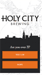 Mobile Screenshot of holycitybrewing.com